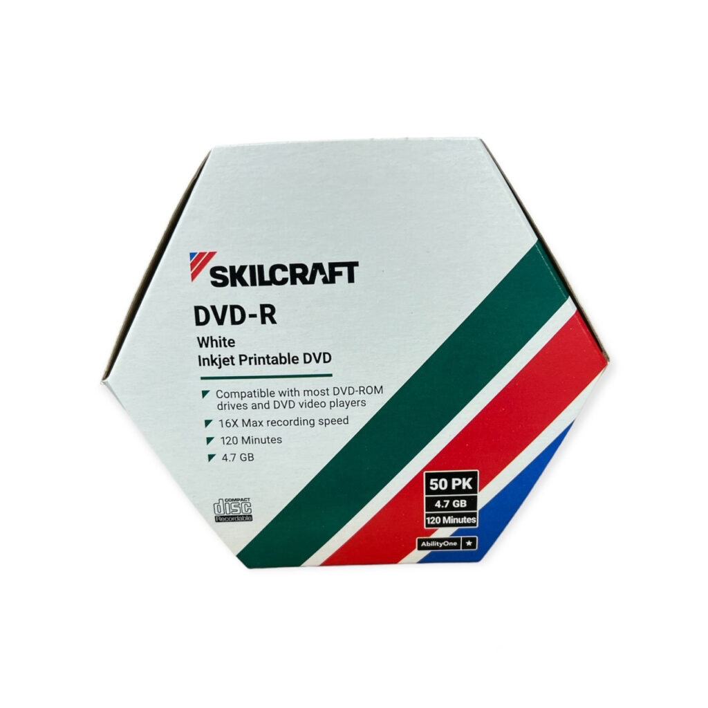 Inkjet Printable DVD-R, 50/Pack 7045016582771 – NCSS Store