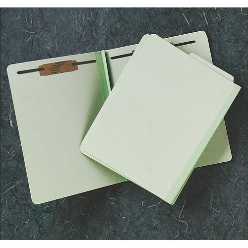 File Folder - Extra Heavy-Duty - End or Side Self Tab, Letter Size, Light Green 7530009268983